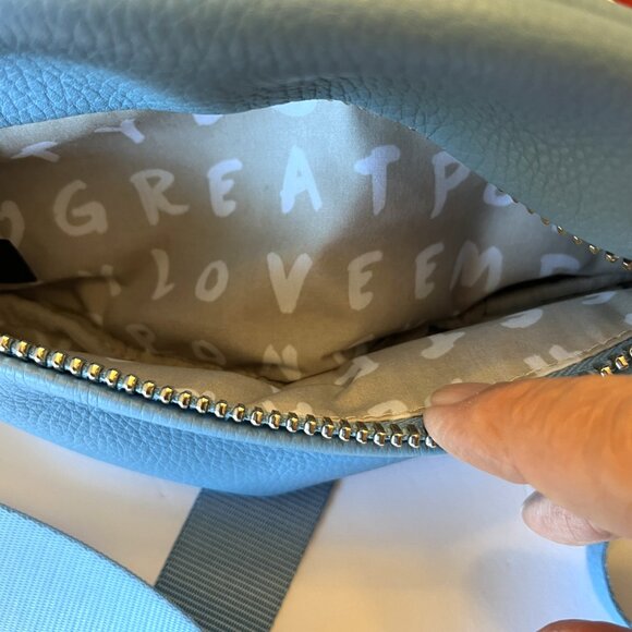 Women's Aimee Kestenberg Milan Blue Leather Bum Bag - NWOT - Picture 6 of 6